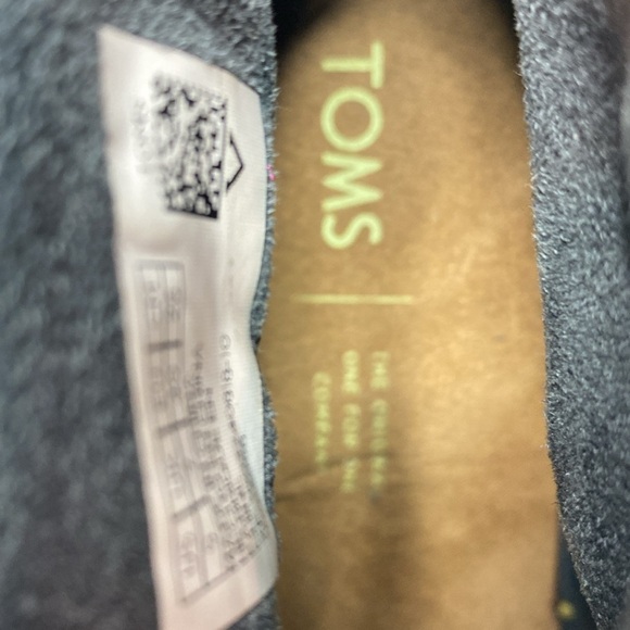 Toms gray heeled ankle boots size 9 - Picture 4 of 6